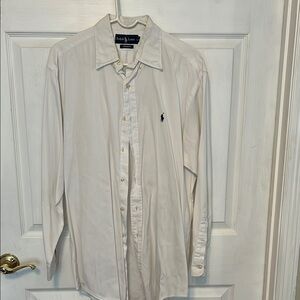 Polo by Ralph Lauren White Dress Shirt with Iconic Logo